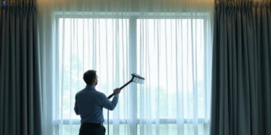 Commercial curtain steam cleaning service picnic-point-nsw hotels offices