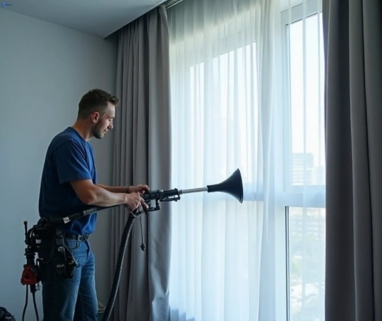 Professional curtain steam cleaning process equipment Matty Curtain Cleaning picnic-point-nsw