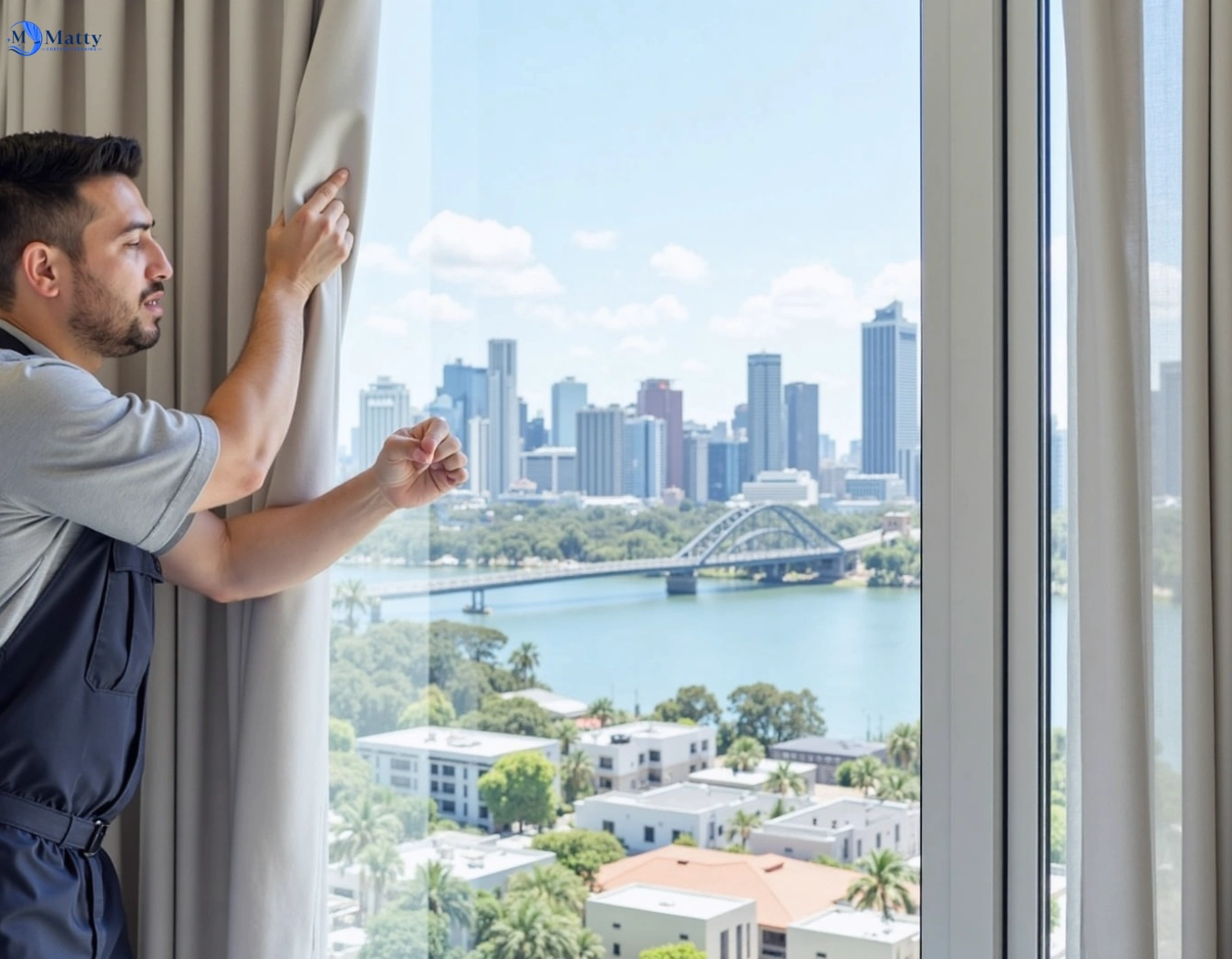 Professional curtain steam cleaning service picnic-point-nsw QLD by Matty Curtain Cleaning